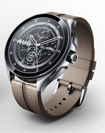 Xiaomi Watch 2 Pro 4G LTE Неръждаема стомана 48мм с eSIM и Пулсомер (Сребрист)
