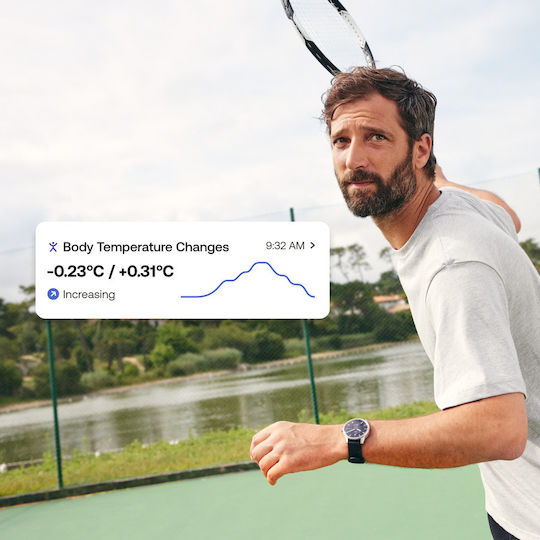 Withings ScanWatch 2 Stainless Steel 42mm Αδιάβροχο με Παλμογράφο (Λευκό)