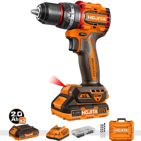 Hojita Κρουστικό Δραπανοκατσάβιδο Μπαταρίας Brushless 20V