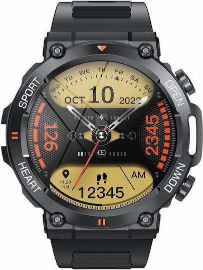 Rubicon Rnce95 47mm Smartwatch mit Pulsmesser (Mehrfarbig)