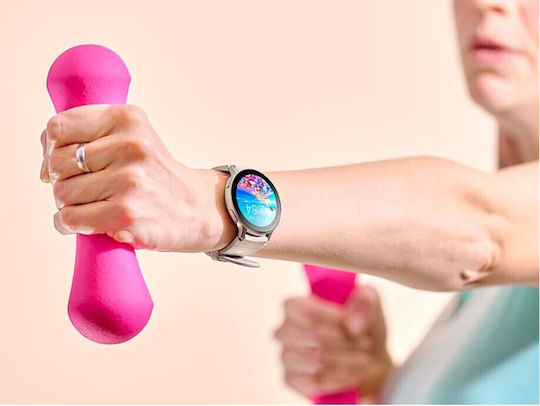 Tracer SMR2 Classy 45mm Smartwatch με Παλμογράφο (Μπεζ)