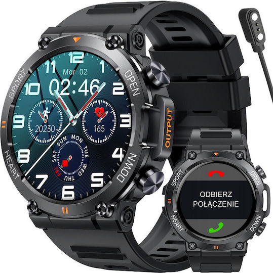 Rubicon Rnce95 47mm Smartwatch mit Pulsmesser (Mehrfarbig)