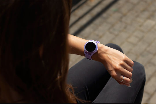 Forever Forever Colorum CW-300 43mm Smartwatch with Heart Rate Monitor (Purple)