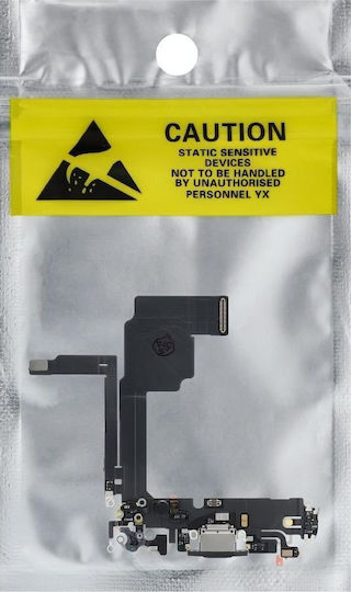 Flex Cable with Charging port in Black color for iPhone 15 Pro