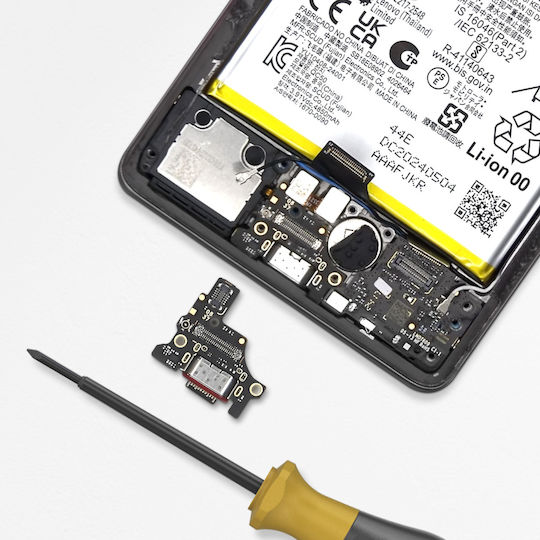 Charging Port Flex Board Motorola Edge 50 Fusion 5p68c24640 5p68c24352 Service Pack