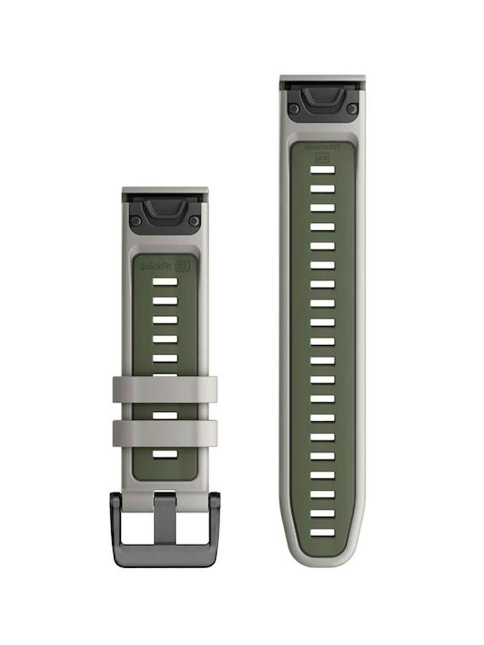 Garmin Quickfit 22 Armband Gray (Fenix 5 / 5 Plus / 6 / 6 Pro / 7 / 7 Pro / 8 (47mm)) Garmin Quickfit 22 Armband Gray (Fenix 5 / 5 Plus / 6 / 6 Pro / 7 / 7 Pro / 8 (47mm))