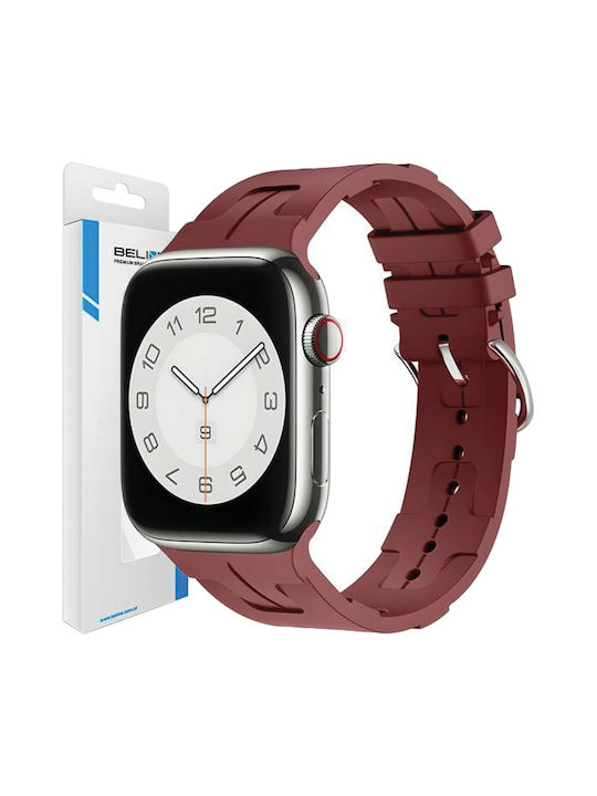 Beline Λουράκι Κόκκινο (Apple Watch 44/45/46mm/Ultra 49mm)