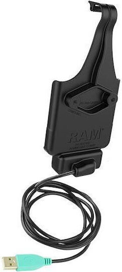 RAM Mount Βάση Φόρτισης Κινητού σε Μαύρο χρώμα RAM-HOL-SAM9PU