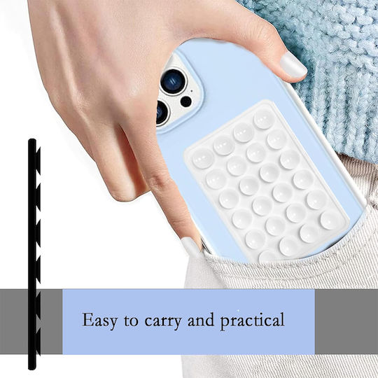 Techsuit Holder Αντιολισθητική Βάση Κινητού σε Γκρι χρώμα