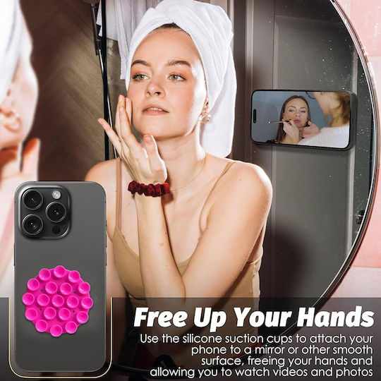 Techsuit Holder Αντιολισθητική Βάση Κινητού σε Λευκό χρώμα