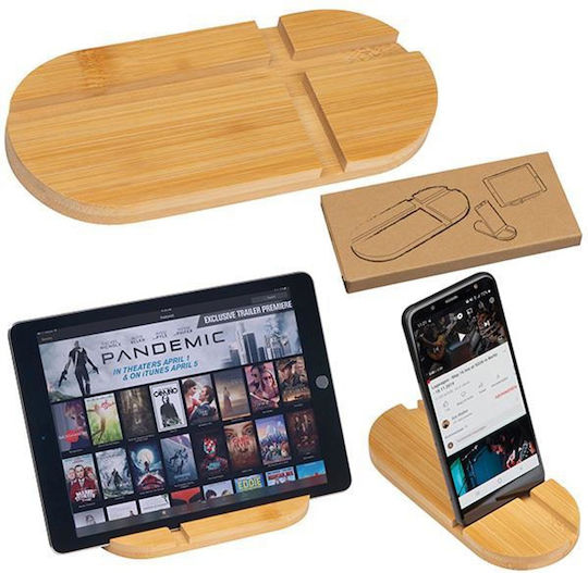 Macma Werbeatrikel Desk Stand for Mobile Phone in Brown Colour