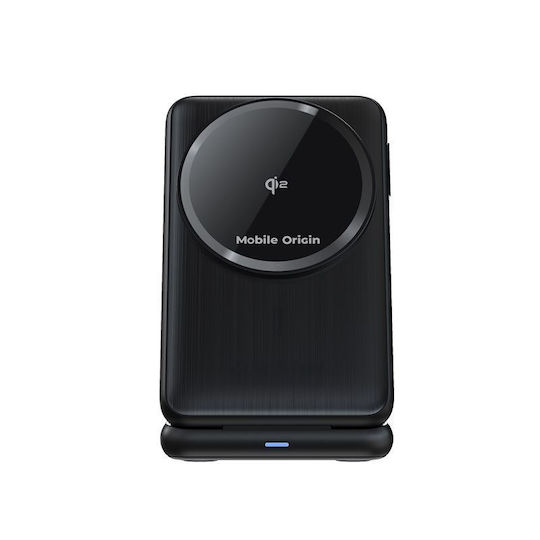 Mobile Origin Ασύρματος Φορτιστής Qi2 15W Power Delivery Μαύρος (PW8)
