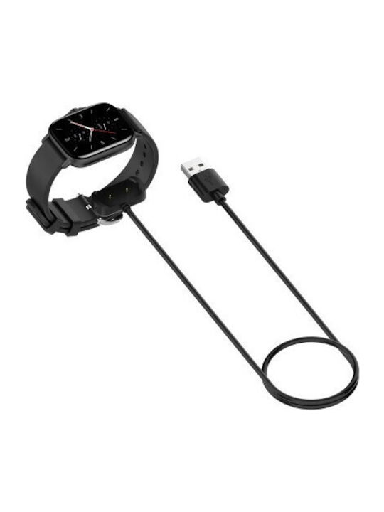 Charging Cable USB Wearable Charger Amazfit GTR2/GTS2/BIP/POP Blackς