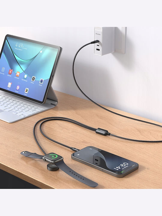 Mcdodo Ca-2200 2-in-1 USB-C Kabel + Apple Watch Ladegerät 60W 1,2m