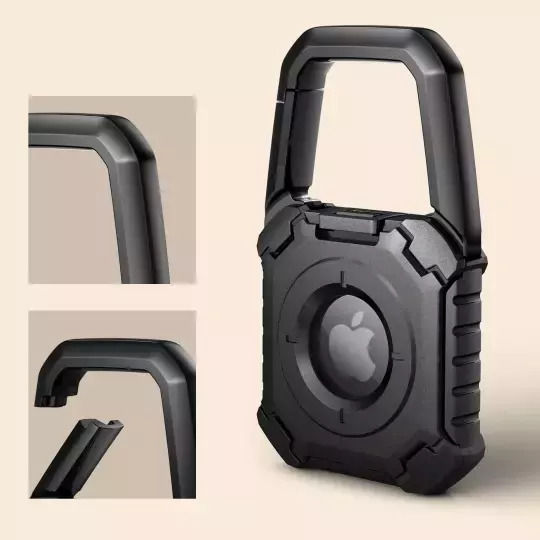 Tech-Protect Kevlar Θήκη για AirTag σε Μαύρο χρώμα