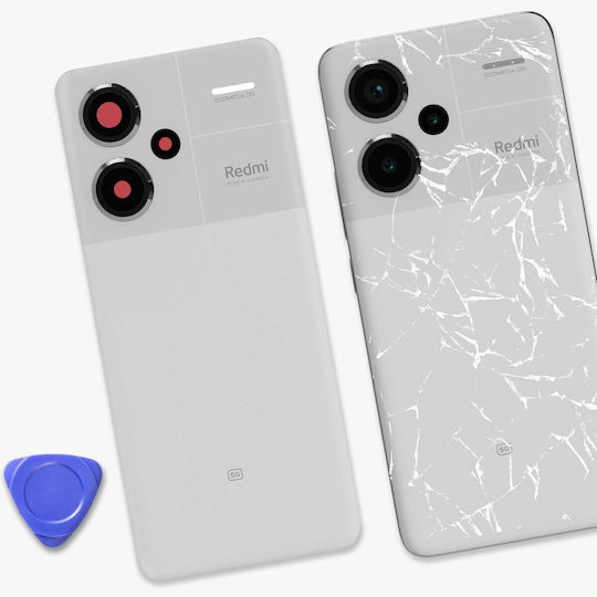 Xiaomi Καπάκι Μπαταρίας Λευκό για Redmi Note 13 Pro+