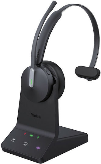 Yealink Wh64 Hybrid Mono Uc Headset Wireless Headband Office Call Center Micro-usb Bluetooth Black