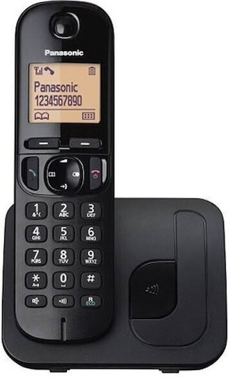 Panasonic KX-TGC210PDB Cordless Phone Black