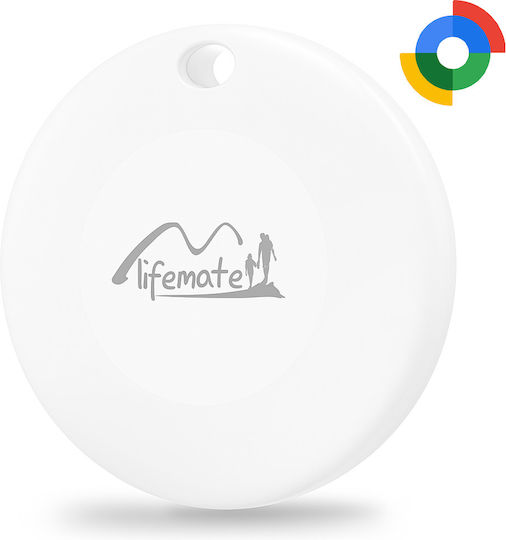 LifeMate LifeTag HD-P16-3 Compatible With Google Find Hub White
