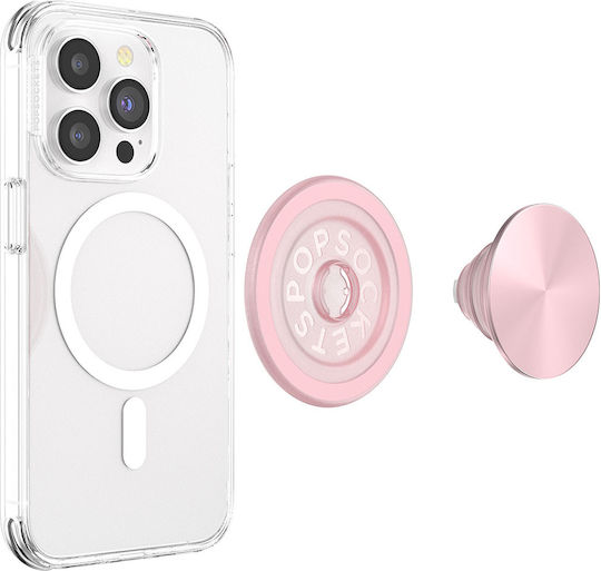 Popsockets Popgrip Round Magsafe Includes Adapter Ring Magsafe Expandable Base Grip A Replaceable Top Smartphone Cases Aluminum Dusty Rose