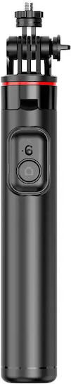 Hurtel Selfie-Stick mit Bluetooth / Fernsteuerung Schwarz