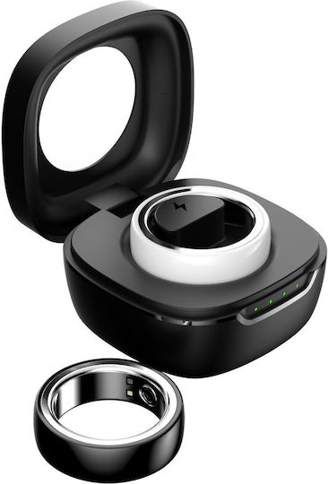 Inele Inteligente Fashion 22mm Cu Pulsometru Negru