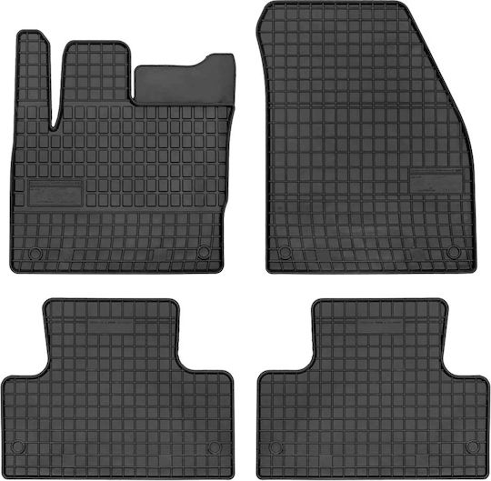Frogum Σετ Μπροστινά και Πίσω Πατάκια 4τμχ για Land Rover Range Rover Evoque 2011 Μαύρα