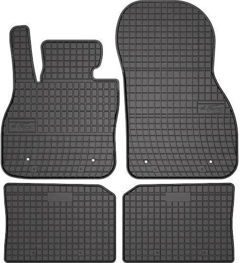 Frogum Set of Front and Rear Mats 4pcs for Mini Countryman 2010-2016 Black