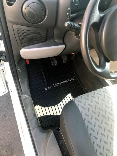 Frogum Предни Постелки 2бр от Маркуч за Fiat Doblo 2001-2008 Черен / Черно