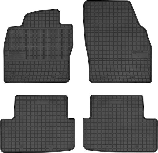 Frogum Satz Vorder- und Hintermatten 4Stück aus Gummi für Seat Ibiza 2017+ Schwarz