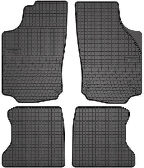 Frogum Set of Front and Rear Mats 4pcs for Opel Combo 2001-2011 Black
