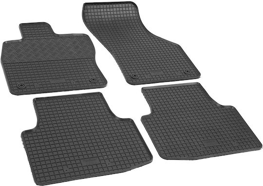 Rigum Set of Front and Rear Mats 4pcs for Volkswagen Arteon 2017+ Black