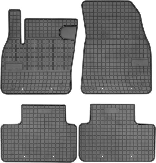 Frogum Set of Front and Rear Mats 4pcs Tray Type for Volvo XC40 2017 Black