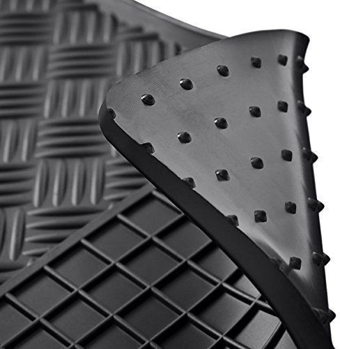 Rigum Set of Front and Rear Mats 4pcs for Alfa Romeo Giulia 2016+ Black