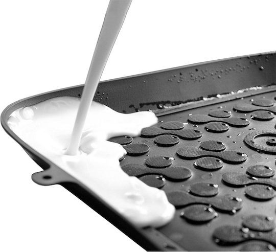 Rezaw Plast Set of Front and Rear Mats 4pcs Tray Type for Alfa Romeo Giulia 2016+ Black
