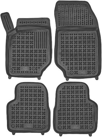 Rezaw Plast Set Front and Back Car Mats 4 Pieces Raised Sides Type for Citroen C4 III 2020-2025 Black