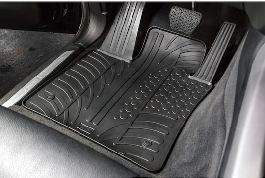 Gledring Set of Front and Rear Mats 2pcs for Mercedes-Benz Viano / Vito 2010-2013 Black