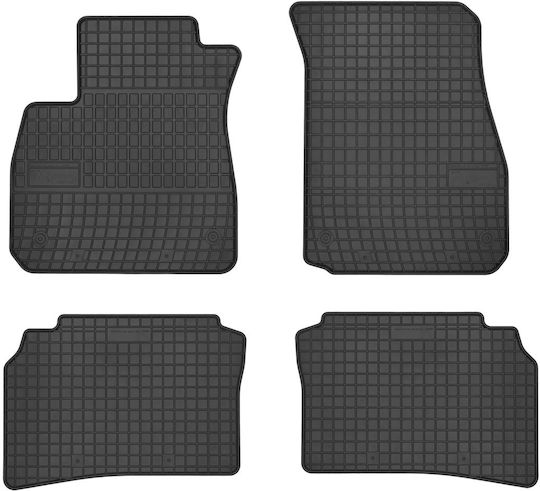 Frogum Set of Front and Rear Mats 4pcs for Opel Insignia 2017 Black