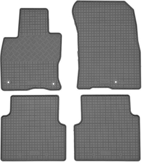 Rigum Set of Front and Rear Mats 4pcs for Ford Kuga Black