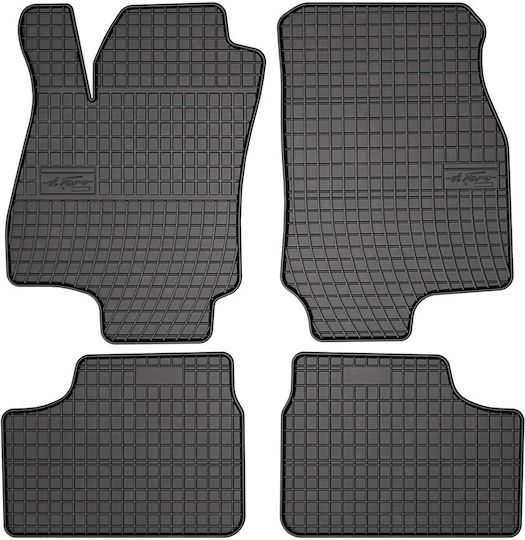 Frogum Σετ Μπροστινά και Πίσω Πατάκια 4τμχ για Opel Astra 1998-2009 Μαύρα