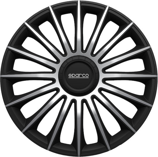 Sparco Σετ Τάσια Αυτοκινήτου Treviso 4τμχ 15" Μαύρο