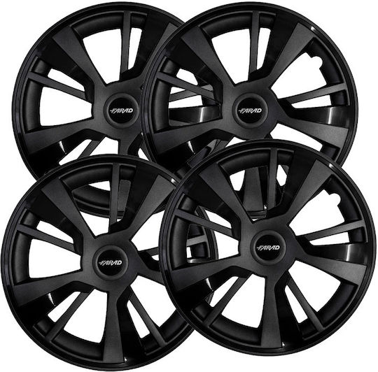 Farad Auto Radkappen Set 4Stück 14" Silber/Gray