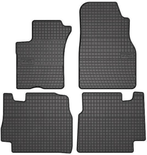 Frogum Set of Front and Rear Mats 4pcs for Mercedes-Benz ML 1998-2005 Black