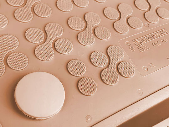 Rezaw Plast Satz Vorder- und Hintermatten Wannenartig 4Stück aus Gummi für Subaru Impreza 2007 Beige