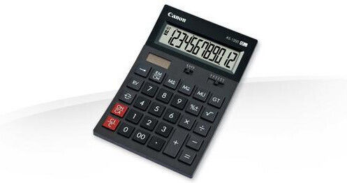 Canon AS-1200 Αριθμομηχανή 12 Ψηφίων σε Μαύρο Χρώμα