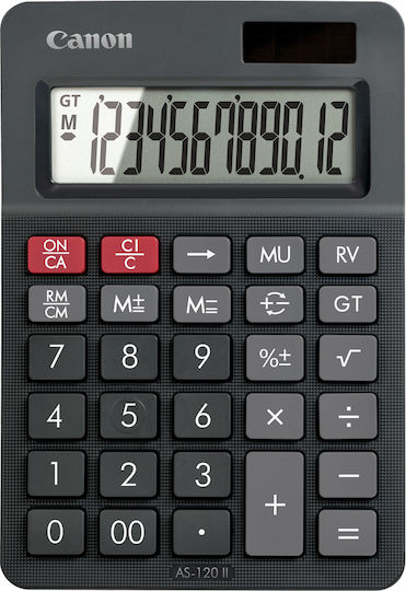 Canon AS-120II Αριθμομηχανή σε Μαύρο Χρώμα