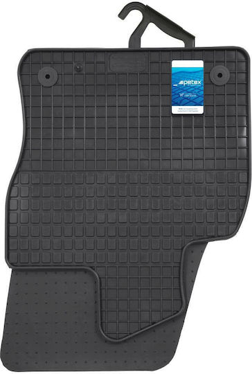 Petex Set of Front and Rear Mats 4pcs for Volkswagen T-Roc 2017+ Black