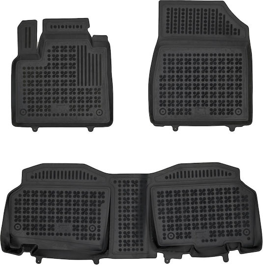 Гумени Килими За Кола Черни Mercedes Benz T-class W420 Nissan Townstar Renault Канго Iii 3бр