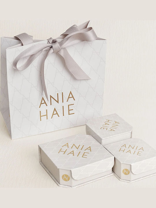 Ania Haie Women's Silver Gold Plated Ring Ania Haie Women's Silver Gold Plated Ring