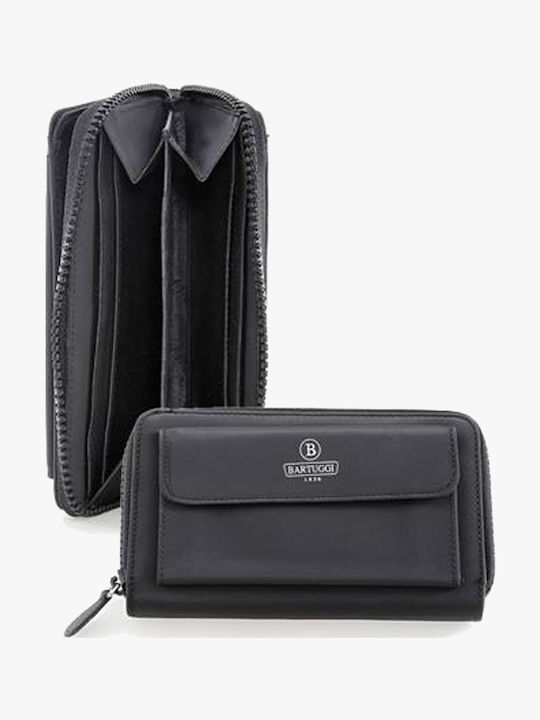 Stoff Damen Geldbörse Klassisch Schwarz